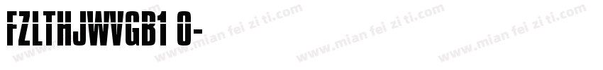 FZLTHJWVGB1 0字体转换